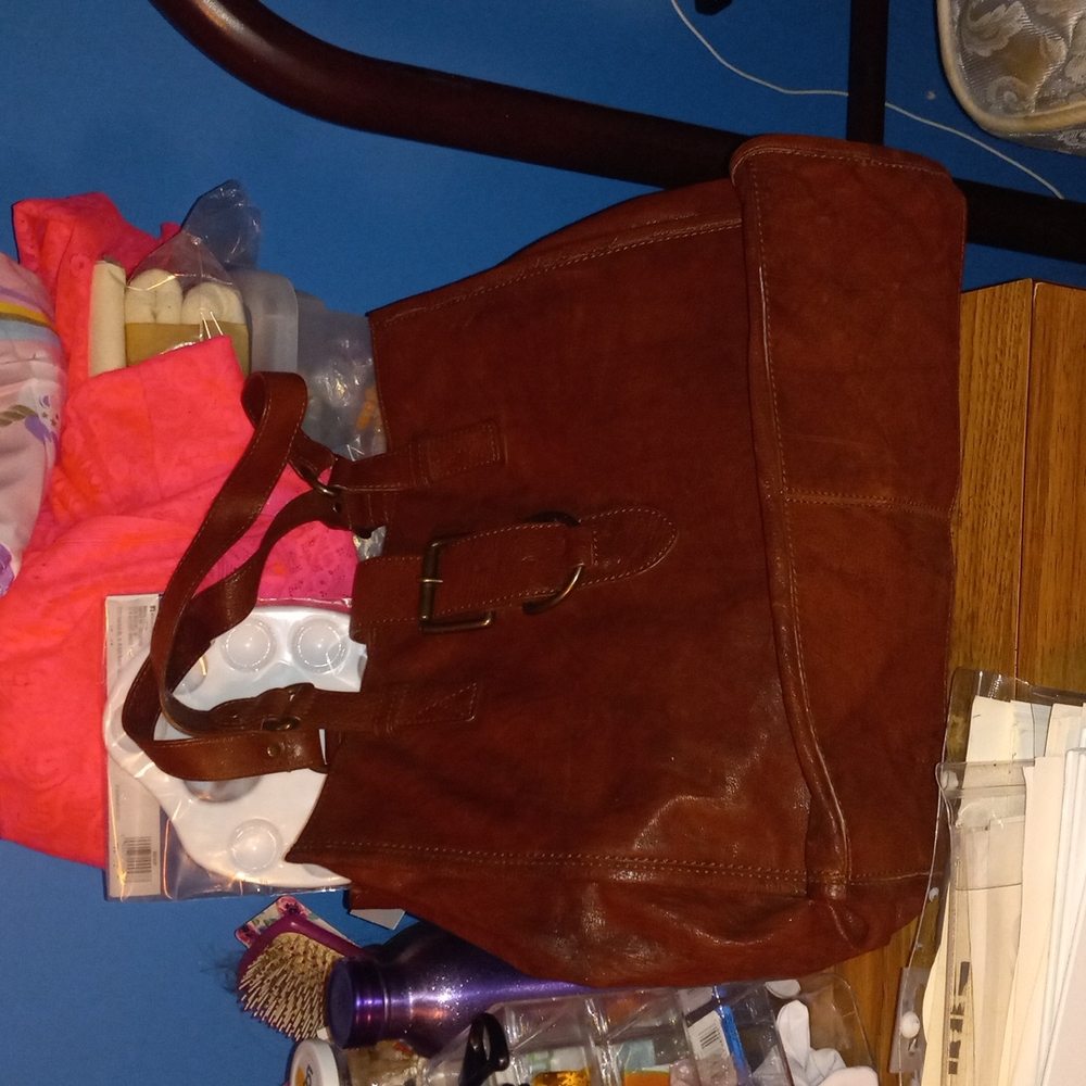 Banana republic women huge leather purse